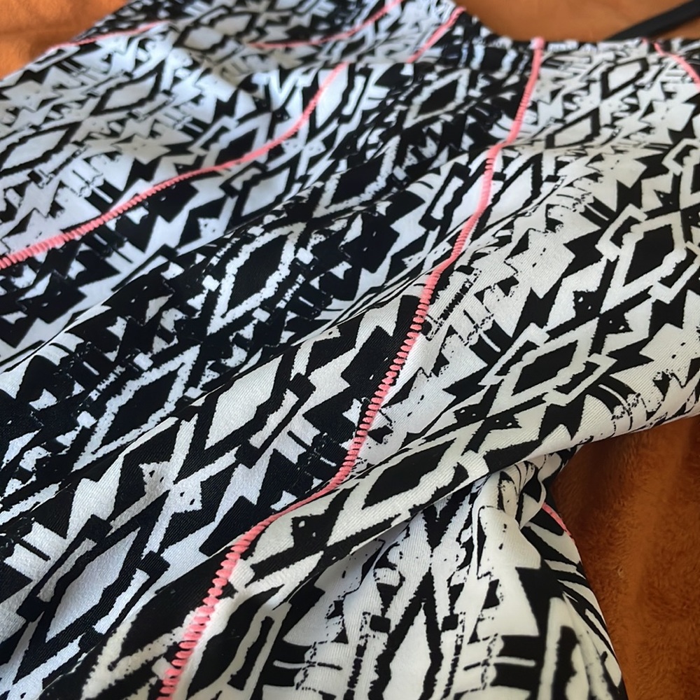 Boho cute printed one piece bathing suit
